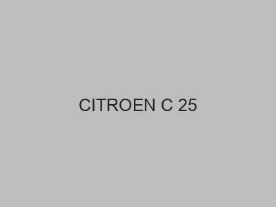 Enganches económicos para CITROEN C 25